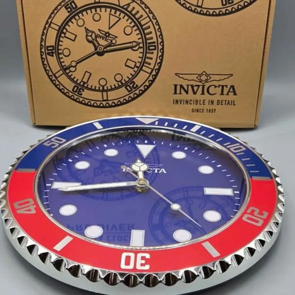 Invicta Pro Diver Pepsi Wall Clock 12